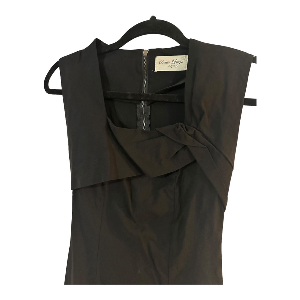 Bettie Page Clothing Designs by Tatyana Black Sleeveless Pencil Dress Small